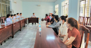 PHƯỜNG PHƯỚC LONG TIẾN HÀNH HỌP THẨM ĐỊNH, XÉT DUYỆT HỒ SƠ XÁC ĐỊNH DẠNG TẬT, MỨC ĐỘ KHUYẾT TẬT CHO ĐỐI TƯỢNG BẢO TRỢ XÃ HỘI
