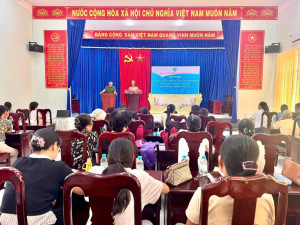 Hội LHPN phường Phước Long tổ chức Hội nghị tuyên truyền phòng, chống tội phạm xâm hại tình dục trẻ em và phòng, chống ma túy