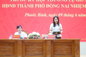 ĐẠI BIỂU HĐND THÀNH PHỐ ĐỒNG NAI TIẾP XÚC CỬ TRI PHƯỜNG PHƯỚC BÌNH VÀ PHƯỚC LONG
