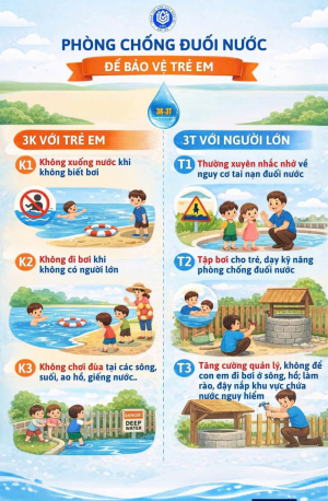 PHÒNG CHỐNG ĐUỐI NƯỚC ĐỂ BẢO VỆ TRẺ EM