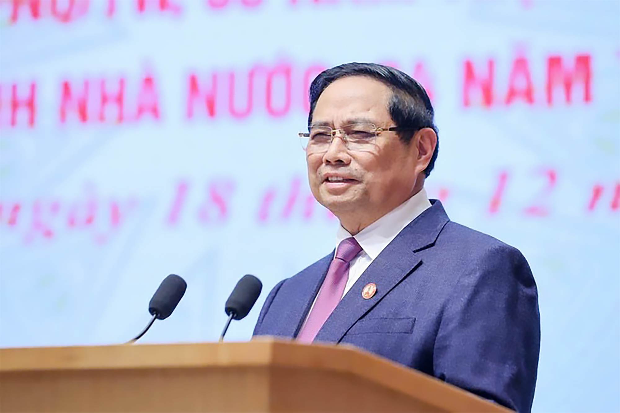 Thủ tướng Chính phủ Phạm Minh Chính phát biểu