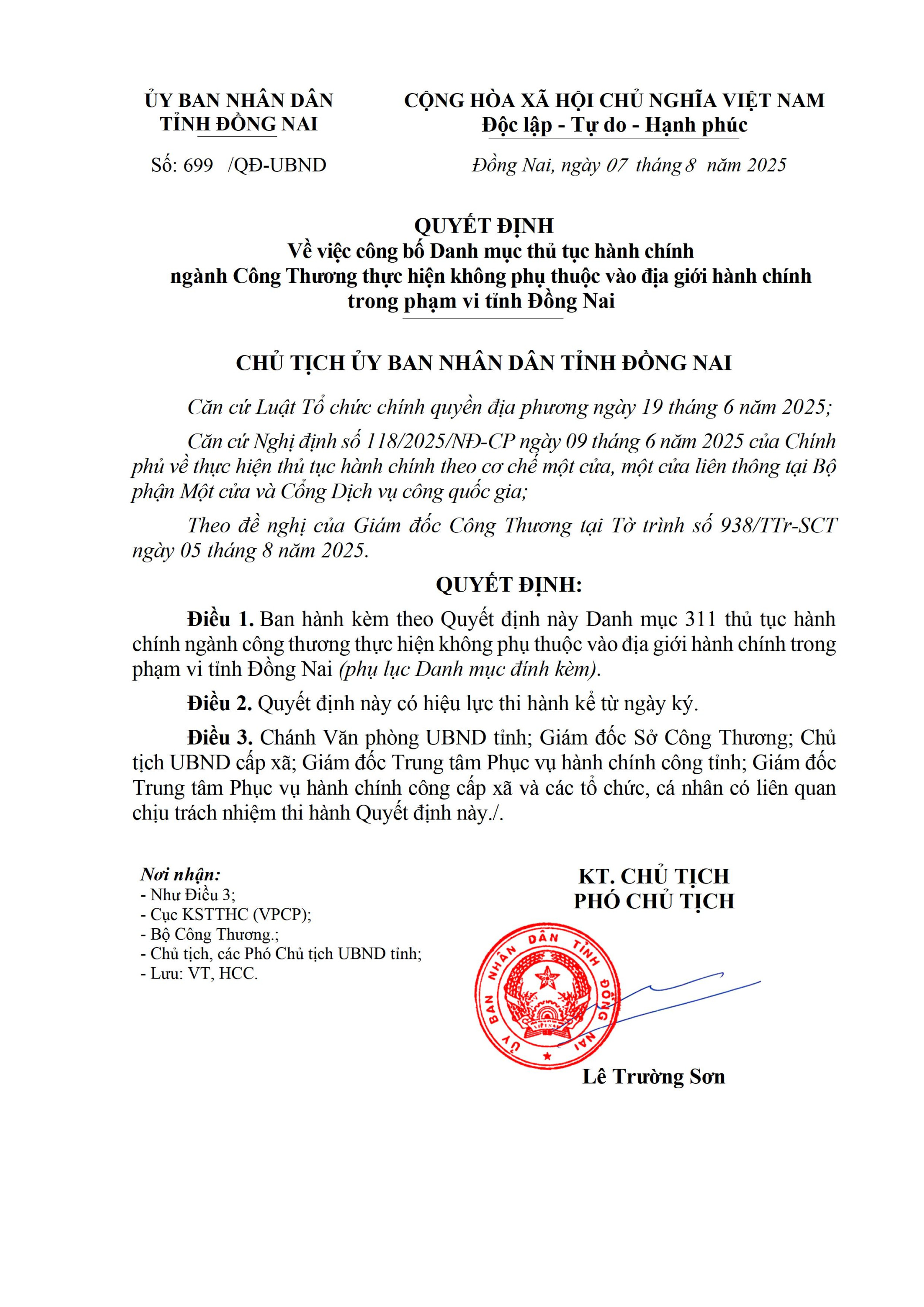 Qđ 699 công thương 0001