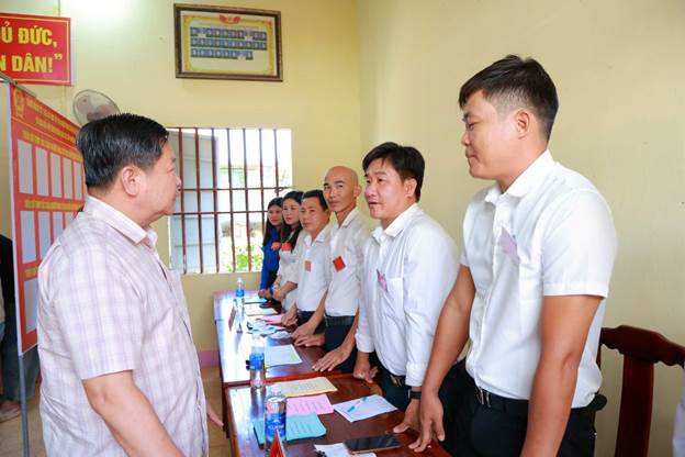 Công tác bảo đảm an ninh trật tự tại điểm bầu cử