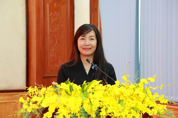 Đồng chí Nguyễn Thị Lan Anh phát biểu chỉ đạo