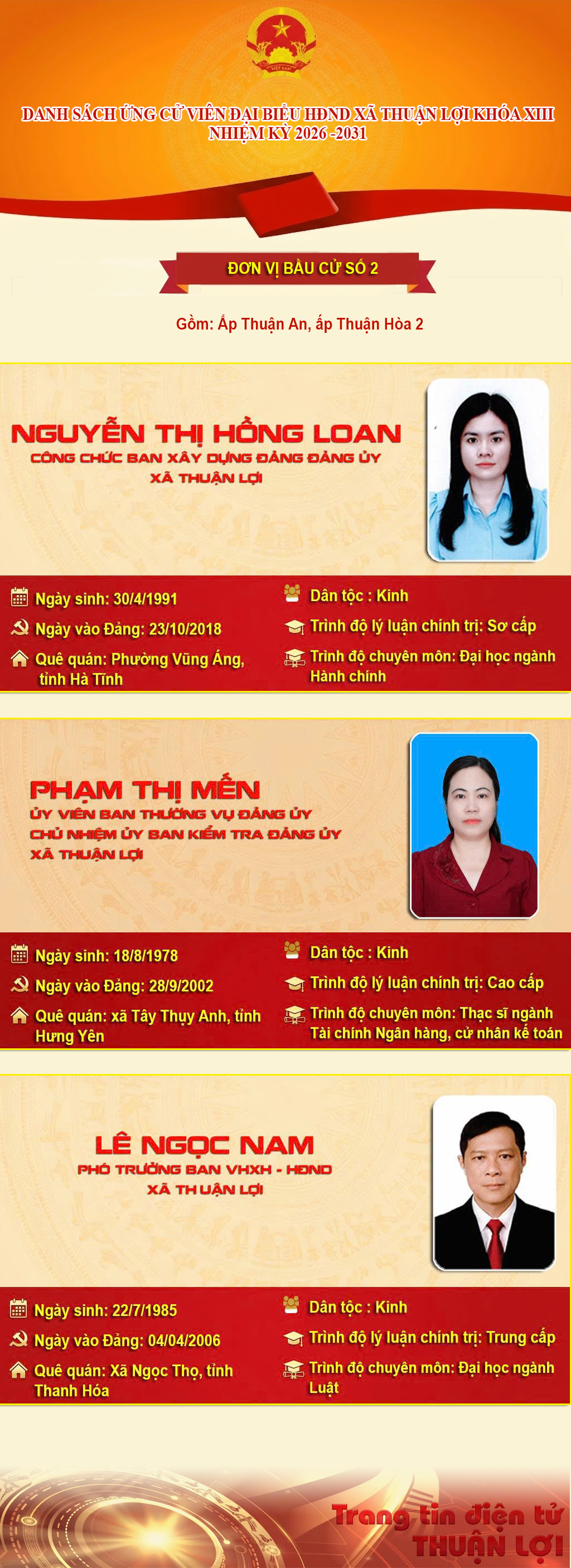 DV BẦU CỬ 2