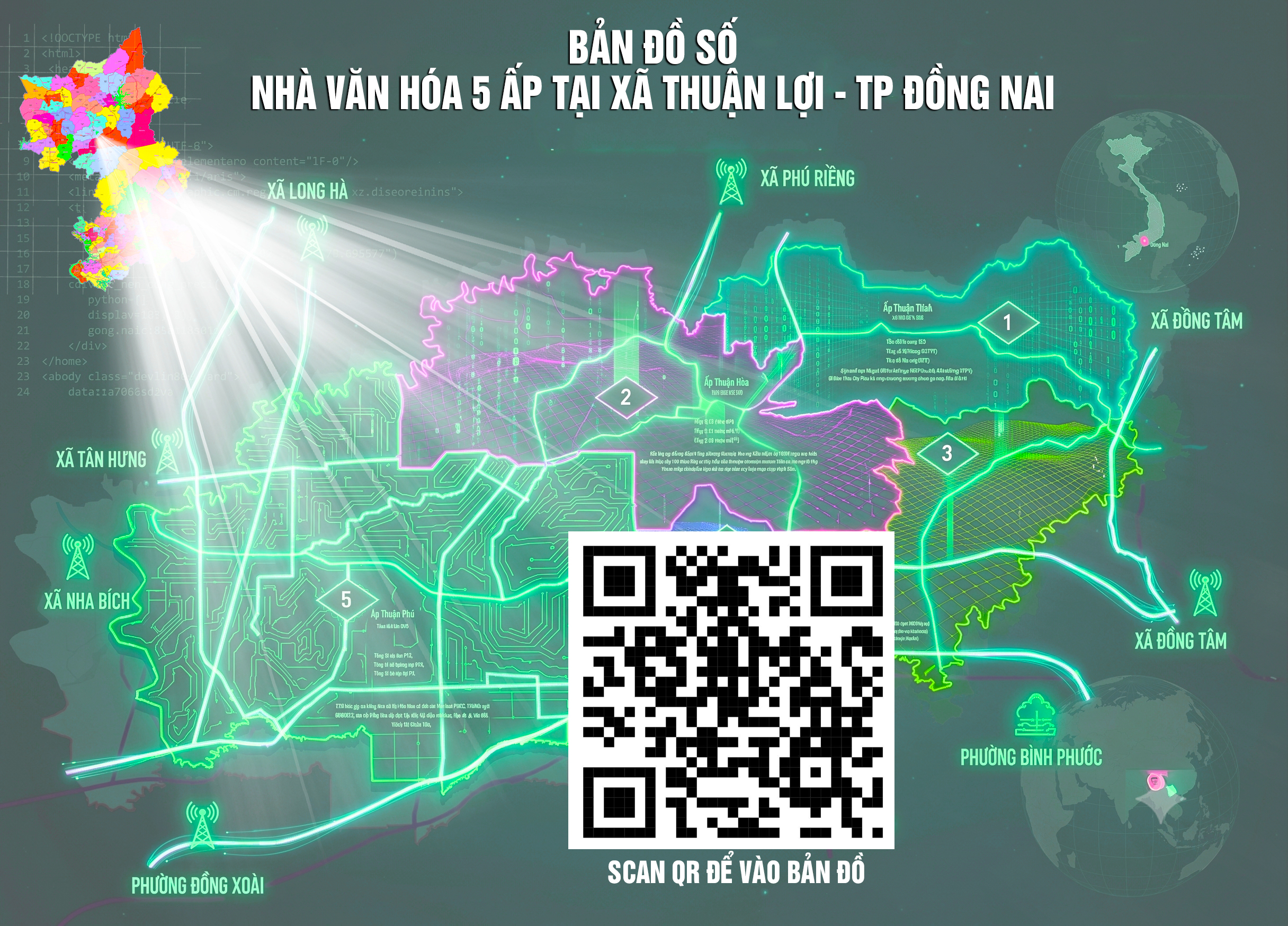 BẢN ĐỒ SỐ QR CODE 5 ẤP THUẬN LỢI
