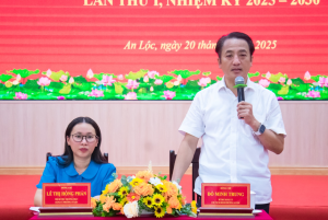 PHƯỜNG AN LỘC TỔ CHỨC HỘI NGHỊ RÚT KINH NGHIỆM SAU ĐẠI HỘI ĐẢNG BỘ LẦN THỨ I, NHIỆM KỲ 2025-2030