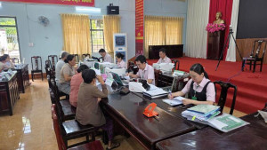Điểm giao dịch An Lộc, Phường An Lộc thực hiện giao dịch an toàn, thông suốt sau hơn 02 tháng kể từ khi thực hiện mô hình chính quyền 2 cấp