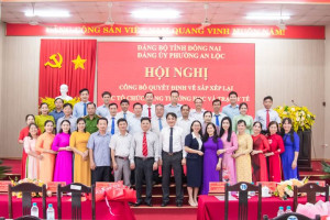 HỘI NGHỊ CÔNG BỐ CÁC QUYẾT ĐỊNH THÀNH LẬP TỔ CHỨC ĐẢNG VÀ CHỈ ĐỊNH CẤP ỦY CÁC TỔ CHỨC ĐẢNG TRONG TRƯỜNG HỌC, TRẠM Y TẾ TRÊN ĐỊA BÀN PHƯỜNG AN LỘC
