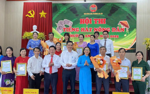 HỘI THI TIẾNG HÁT NÔNG DÂN PHƯỜNG AN LỘC NĂM 2025