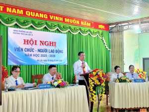 TRƯỜNG THCS AN LỘC B PHẤN ĐẤU NÂNG CAO CHẤT LƯỢNG GIÁO DỤC TRONG NĂM HỌC 2025 – 2026