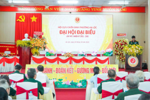 PHIÊN THỨ NHẤT ĐẠI HỘI ĐẠI BIỂU HỘI CỰU CHIẾN BINH PHƯỜNG AN LỘC LẦN THỨ I, NHIỆM KỲ 2025 – 2030