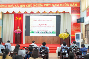 PHƯỜNG AN LỘC TỔ CHỨC HỘI NGHỊ TẬP HUẤN CÔNG TÁC BẢO VỆ BÍ MẬT NHÀ NƯỚC