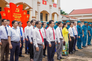 ĐẢNG UỶ PHƯỜNG AN LỘC SINH HOẠT DƯỚI CỜ THÁNG 11