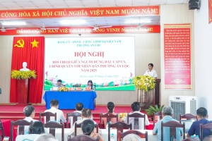 HỘI NGHỊ ĐỐI THOẠI GIỮA NGƯỜI ĐỨNG ĐẦU CẤP ỦY, CHÍNH QUYỀN VỚI NHÂN DÂN PHƯỜNG AN LỘC NĂM 2025