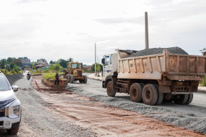 LÃNH ĐẠO PHƯỜNG AN LỘC KIỂM TRA TIẾN ĐỘ THI CÔNG TUYẾN ĐƯỜNG NGUYỄN THÁI HỌC
