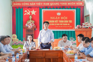 LÃNH ĐẠO PHƯỜNG AN LỘC GẶP GỠ, TRAO ĐỔI, NẮM BẮT TÌNH HÌNH KINH TẾ - XÃ HỘI VÀ TÂM TƯ, NGUYỆN VỌNG CỦA NHÂN DÂN KHU PHỐ THANH AN