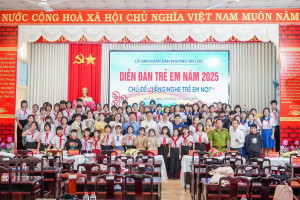 PHƯỜNG AN LỘC TỔ CHỨC DIỄN ĐÀN TRẺ EM NĂM 2025