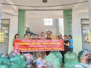 TRƯỜNG TH – THCS THANH LƯƠNG HƯỚNG VỀ ĐỒNG BÀO MIỀN TRUNG