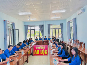 ĐOÀN – HỘI PHƯỜNG AN LỘC TỔ CHỨC HỘI NGHỊ KIỂM ĐIỂM, ĐÁNH GIÁ VÀ XẾP LOẠI CHI ĐOÀN NĂM 2025