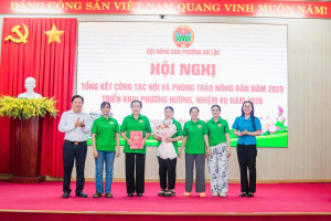 HỘI NGHỊ TỔNG KẾT CÔNG TÁC HỘI NÔNG DÂN PHƯỜNG AN LỘC NĂM 2025