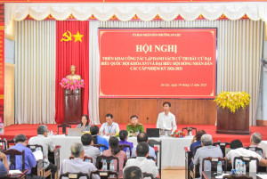 HỘI NGHỊ TRIỂN KHAI CÔNG TÁC LẬP DANH SÁCH CỬ TRI BẦU CỬ ĐẠI BIỂU QUỐC HỘI KHÓA XVI VÀ ĐẠI BIỂU HỘI ĐỒNG NHÂN DÂN CÁC CẤP NHIỆM KỲ 2026–2031