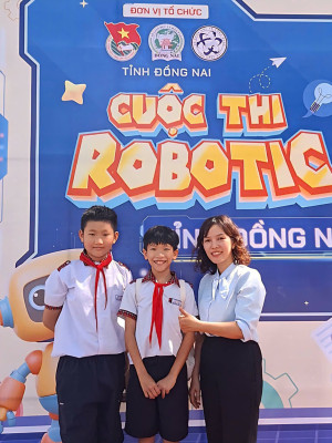 TRƯỜNG TIỂU HỌC AN LỘC B TUYÊN DƯƠNG HỌC SINH XUẤT SẮC THAM GIA HỘI THI ROBOTIC TỈNH ĐỒNG NAI