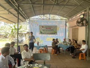 CHI HỘI NGHỀ NGHIỆP NUÔI GÀ THẢ VƯỜN THANH BÌNH TỔ CHỨC HỘI NGHỊ TỔNG KẾT CÔNG TÁC NĂM 2025