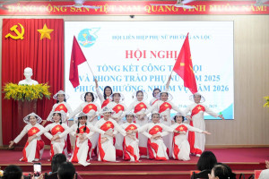 HỘI LHPN PHƯỜNG AN LỘC TỔ CHỨC TỔNG KẾT CÔNG TÁC HỘI VÀ PHONG TRÀO PHỤ NỮ NĂM 2025, TRIỂN KHAI PHƯƠNG HƯỚNG NHIỆM VỤ NĂM 2026