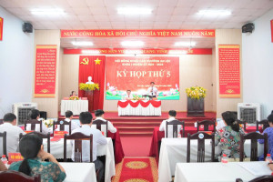 PHƯỜNG AN LỘC TỔ CHỨC KỲ HỌP THỨ V (KỲ HỌP CUỐI NĂM) HĐND KHÓA I NHIỆM KỲ 2021 - 2026