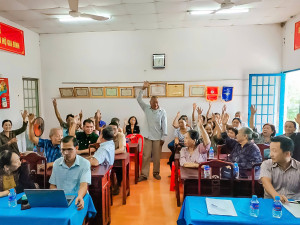 KHU PHỐ PHÚ THUẬN TỔ CHỨC HỘI NGHỊ CỬ TRI GIỚI THIỆU NGƯỜI ỨNG CỬ ĐẠI BIỂU HĐND PHƯỜNG NHIỆM KỲ 2026 - 2031