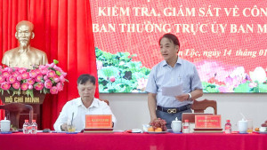 Đoàn kiểm tra giám sát số 03 Tỉnh Đồng Nai tổ chức kiểm tra giám sát công tác bầu cử phường An Lộc