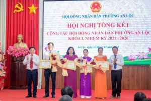 HỘI NGHỊ TỔNG KẾT CÔNG TÁC HĐND PHƯỜNG AN LỘC KHÓA I, NHIỆM KỲ 2021 – 2026