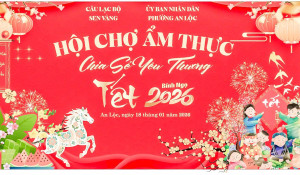 RỘN RÀNG KHÔNG KHÍ CHUẨN BỊ HỘI CHỢ ẨM THỰC CHIA SẺ YÊU THƯƠNG - TẾT BÍNH NGỌ 2026