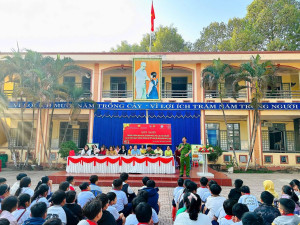TRƯỜNG TIỂU HỌC AN LỘC B ĐẨY MẠNH TUYÊN TRUYỀN PHÒNG, CHỐNG PHÁO NỔ, BẢO ĐẢM AN TOÀN GIAO THÔNG DỊP TẾT BÍNH NGỌ 2026