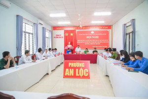 HỘI NGHỊ HIỆP THƯƠNG LẦN THỨ HAI THỎA THUẬN LẬP DANH SÁCH SƠ BỘ NGƯỜI ỨNG CỬ ĐẠI BIỂU HĐND PHƯỜNG AN LỘC, NHIỆM KỲ 2026 - 2031