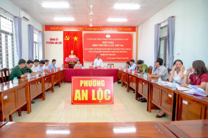 HỘI NGHỊ HIỆP THƯƠNG LẦN THỨ BA LỰA CHỌN DANH SÁCH ỨNG CỬ ĐẠI BIỂU HĐND PHƯỜNG AN LỘC, NHIỆM KỲ 2026 - 2031