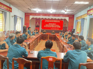 Ban chỉ huy Quân sự phường An Lộc tổ chức giao ban và triển khai công tác SSCĐ bảo vệ an toàn cao điểm tết Nguyên đán Bính Ngọ năm 2026