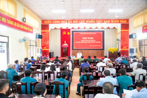 HỘI NGHỊ TRIỂN KHAI KẾ HOẠCH TỔ CHỨC HỘI TRẠI TÒNG QUÂN PHƯỜNG AN LỘC NĂM 2026