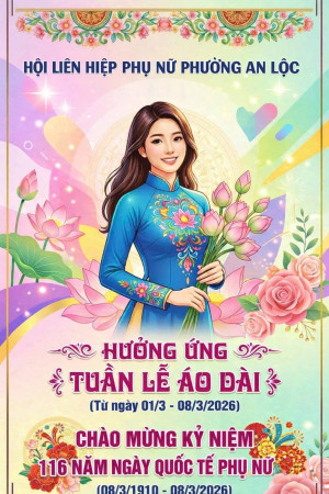 Tích cực hưởng ứng "Tuần lễ Áo dài" chào mừng kỷ niệm Ngày Quốc tế Phụ nữ 8/3