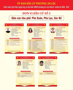 TRÂN TRỌNG GIỚI THIỆU TIỂU SỬ TÓM TẮT CỦA CÁC ỨNG CỬ VIÊN ĐẠI BIỂU HỘI ĐỒNG NHÂN DÂN PHƯỜNG AN LỘC KHOÁ II, NHIỆM KỲ 2026-2031.
