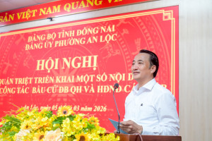 PHƯỜNG AN LỘC TỔ CHỨC THÔNG TIN THỜI SỰ QUÝ I NĂM 2026