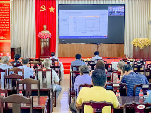 PHƯỜNG AN LỘC THAM DỰ HỘI NGHỊ TRỰC TUYẾN TOÀN QUỐC TẬP HUẤN PHẦN MỀM PHỤC VỤ CÔNG TÁC BẦU CỬ