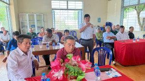 CỬ TRI KHU PHỐ THANH KIỀU, THANH AN GẶP GỠ, NGHE CHƯƠNG TRÌNH HÀNH ĐỘNG CỦA CÁC ỨNG CỬ VIÊN ĐẠI BIỂU HĐND PHƯỜNG