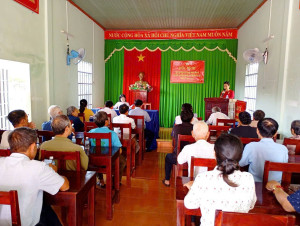 CÁC ỨNG CỬ VIÊN ĐẠI BIỂU HĐND PHƯỜNG AN LỘC TIẾP XÚC CỬ TRI TẠI ĐƠN VỊ BẦU CỬ SỐ 4