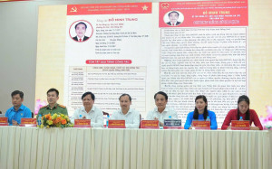 ĐỒNG CHÍ ĐỖ MINH TRUNG - BÍ THƯ ĐẢNG ỦY, CHỦ TỊCH HĐND PHƯỜNG AN LỘC TIẾP XÚC CỬ TRI TẠI PHƯỜNG BÌNH LONG