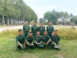 THANH NIÊN PHƯỜNG AN LỘC PHẤN KHỞI TRONG NHỮNG NGÀY ĐẦU NHẬP NGŨ TẠI TIỂU ĐOÀN 2, TRUNG ĐOÀN 736