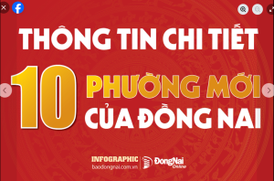 Thông tin chi tiết về 10 phường mới của Đồng Nai