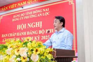 HỘI NGHỊ BAN CHẤP HÀNH ĐẢNG BỘ PHƯỜNG AN LỘC LẦN THỨ III,...