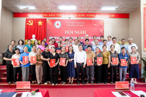 PHƯỜNG AN LỘC TỔ CHỨC HỘI NGHỊ CÔNG BỐ QUYẾT ĐỊNH THÀNH LẬP CÁC CHI HỘI CHỮ THẬP ĐỎ TRỰC THUỘC